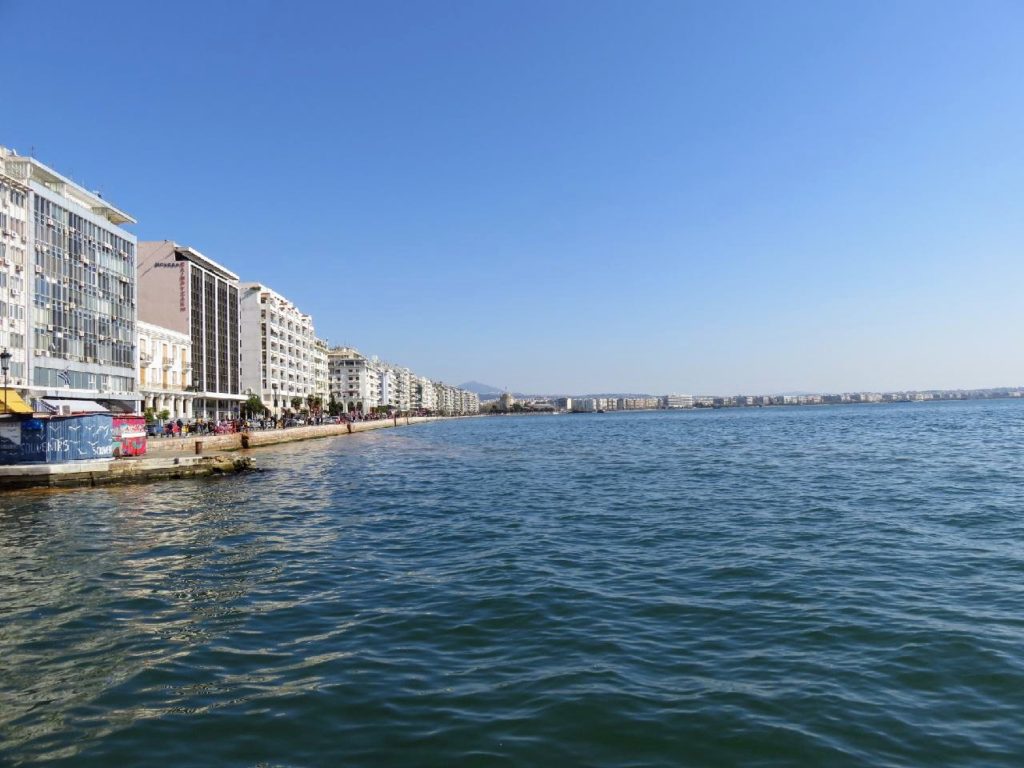 Die Promenade von Thessaloniki