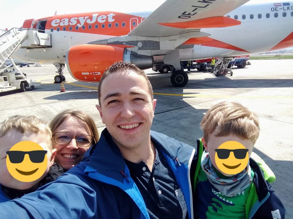 Flugreise mit Kindern