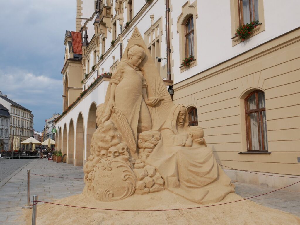 Sandskulptur Olmütz