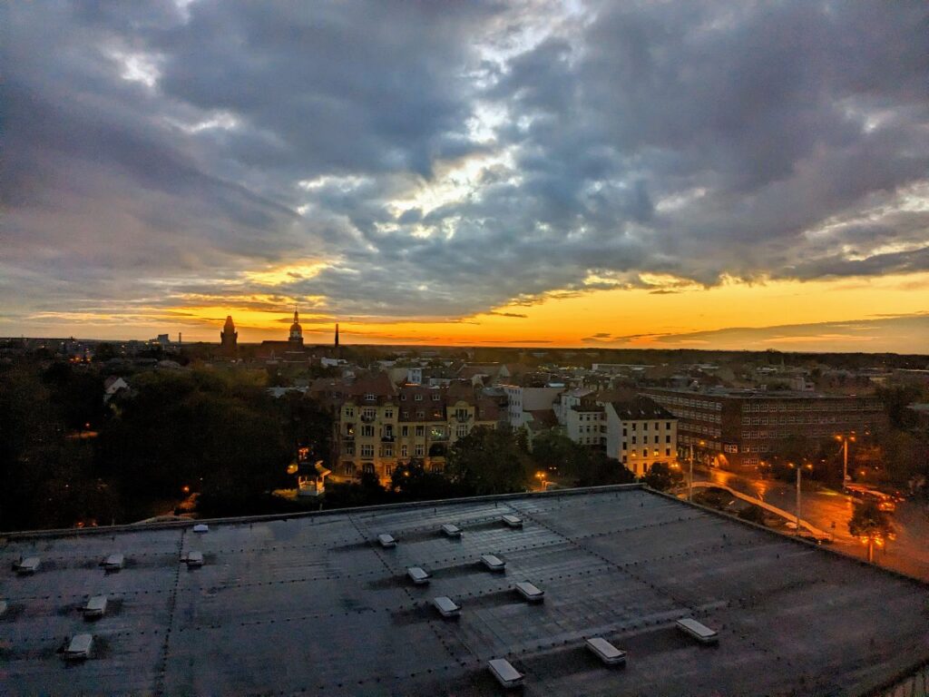 Cottbus Sonnenaufgang