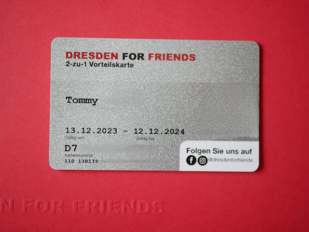 Dresden for Friends Karte
