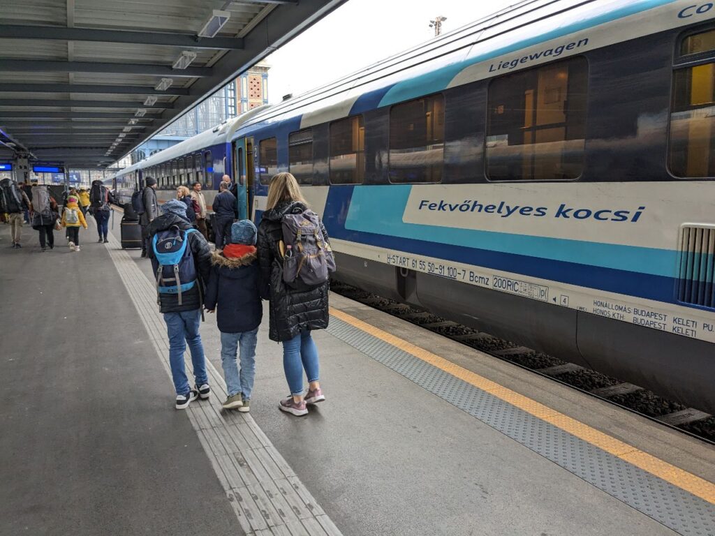 Nachtzug mit Kindern Dresden Budapest