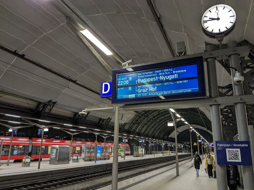 Nachtzug mit Kindern Dresden Budapest