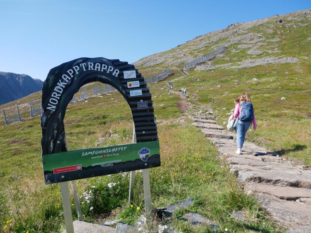 Nordkapptrappa Honningsvag