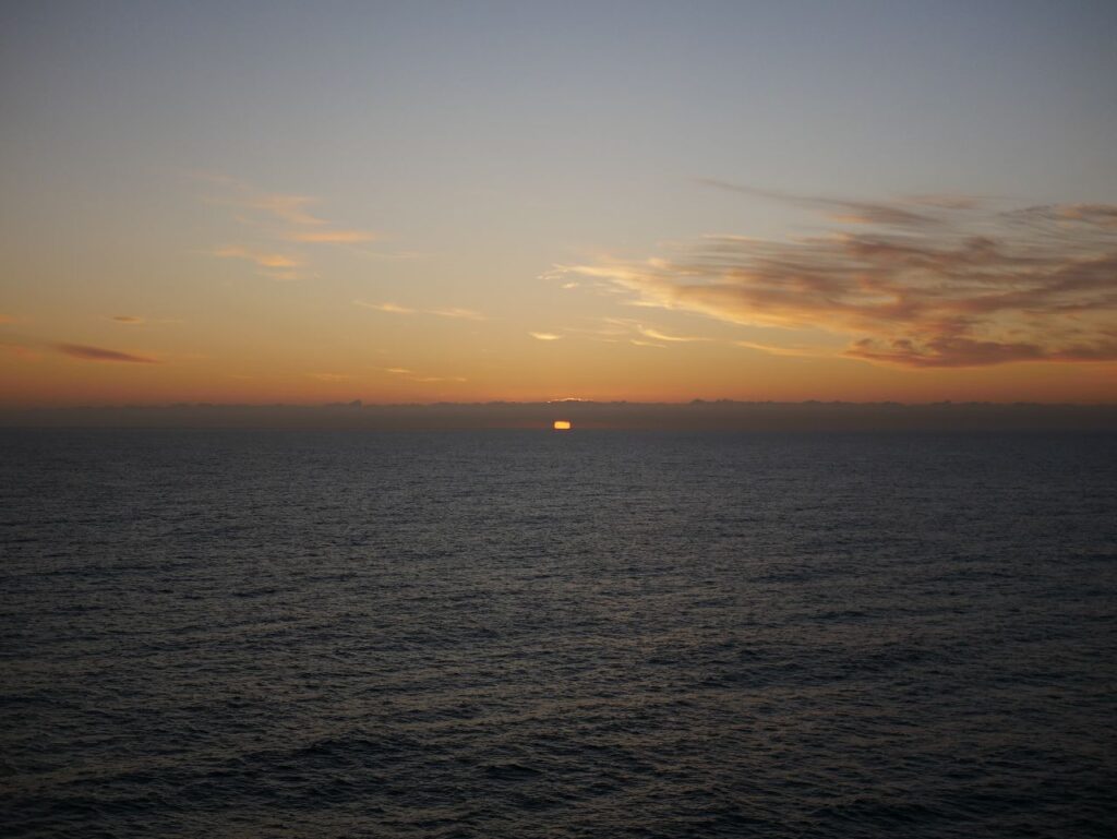 Nordkap-Kreuzfahrt Sonnenuntergang