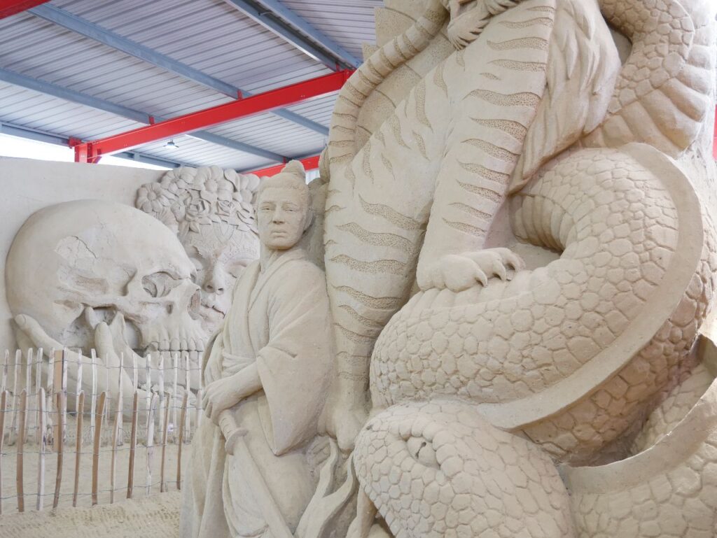 Sandskulpturen-Ausstellung "Welt aus Sand" in Trassenheide