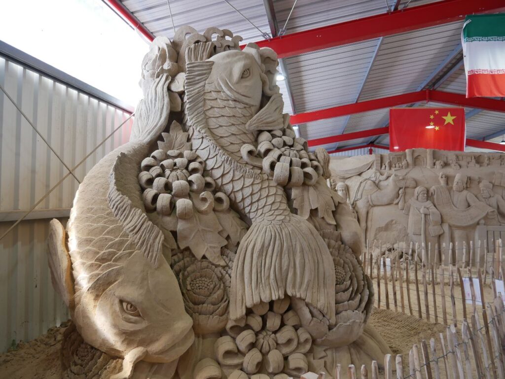 Sandskulpturen-Ausstellung "Welt aus Sand" in Trassenheide