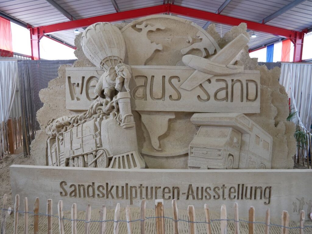 Sandskulpturen-Ausstellung "Welt aus Sand" in Trassenheide